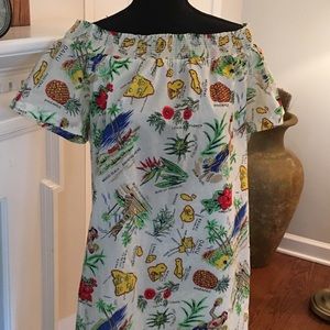 NWOT J CREW tropical dress